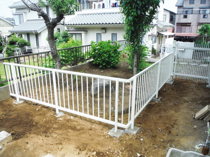 市原市:愛犬のためにドッグランのあるお庭にリフォーム