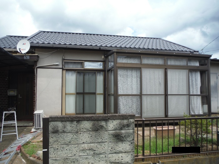 袖ケ浦市:強風や経年劣化で傷んだ屋根と軒天の補修